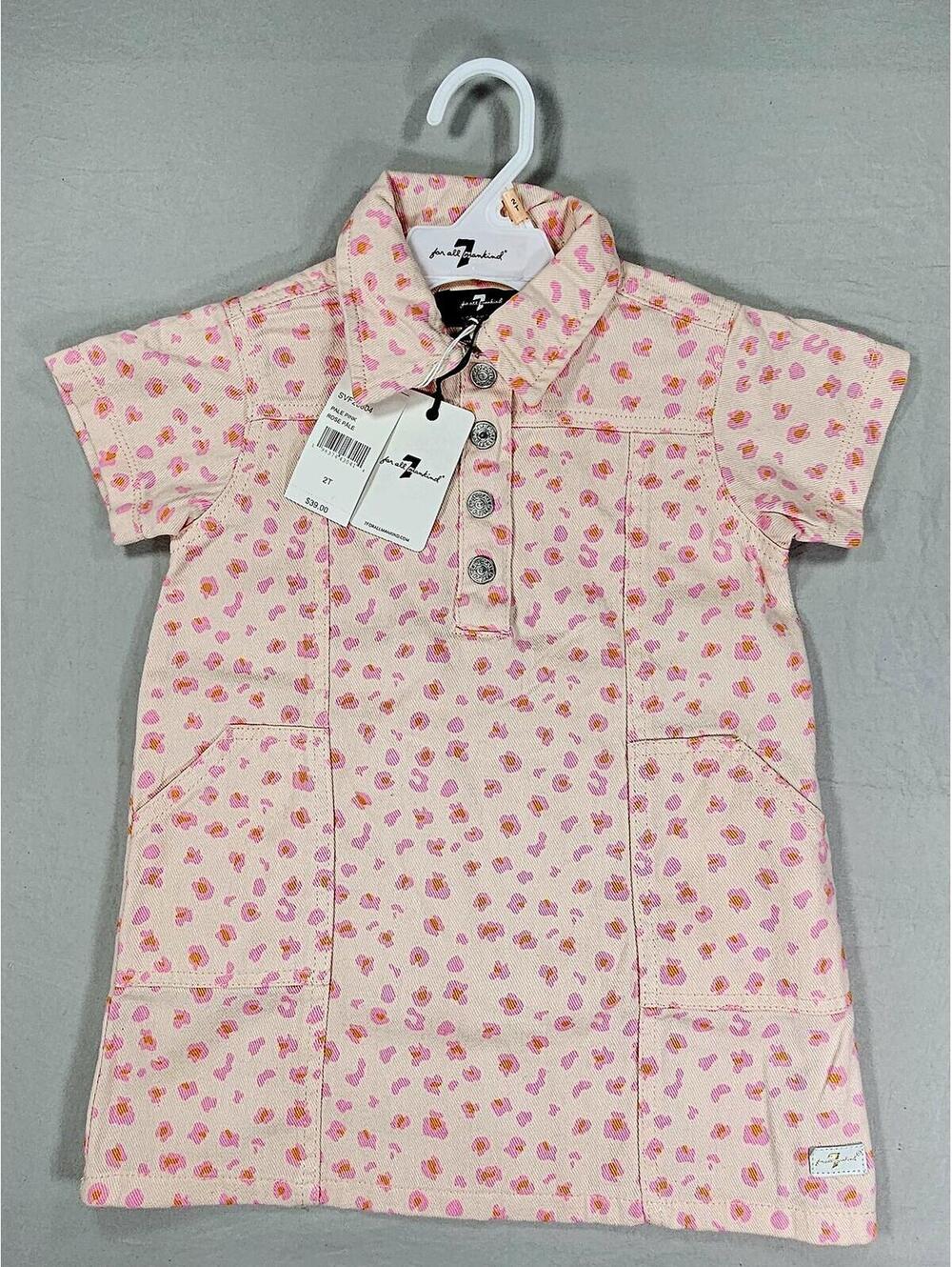 7 For All Mankind Pale Pink Toddler Dress. Size 2T